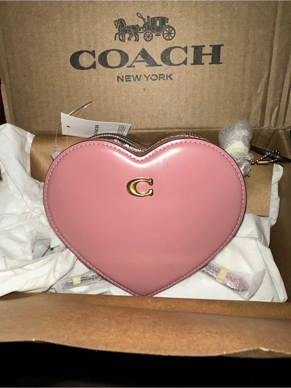 COACH Mini Heart Crossbody 14 with Charms - Picture 2 of 3